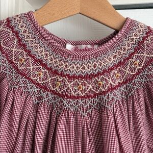 Rosalina Collection Smocked Floral Gingham Dress Toddler Girl 3T